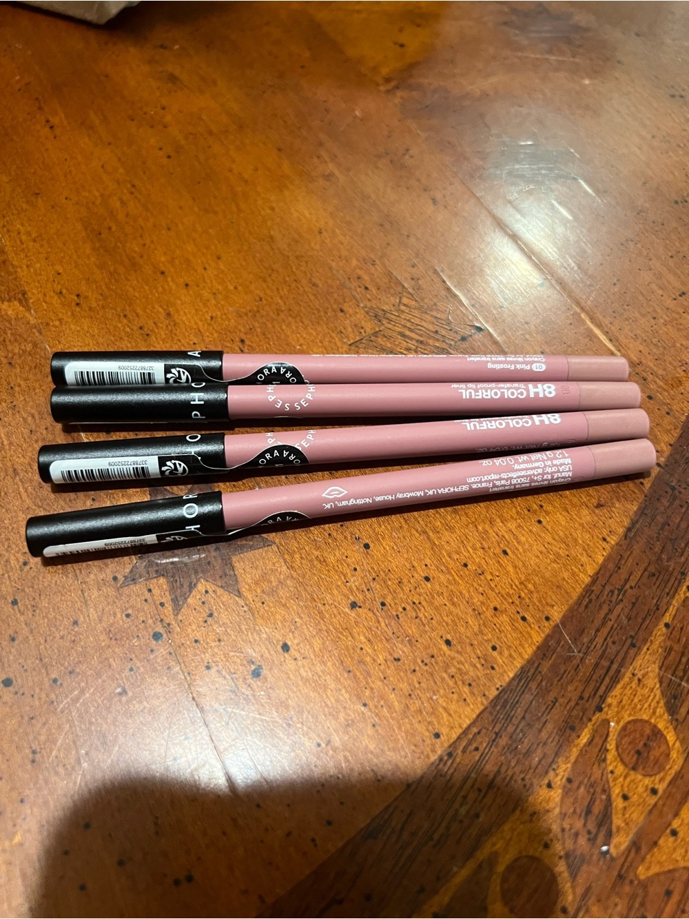 Sephora Pink Lip Liner Pencils - Pink frosting set of 4